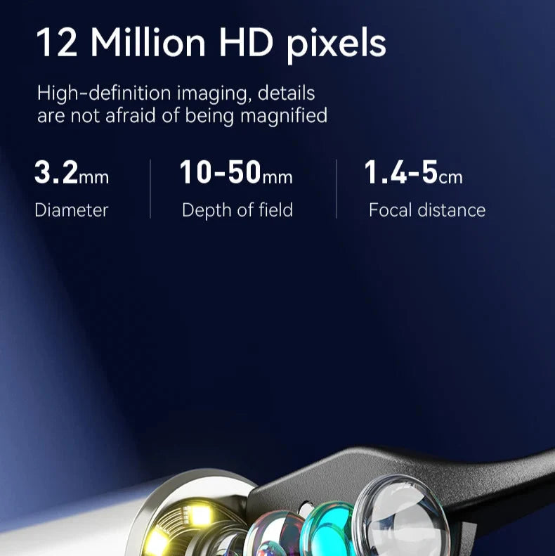 Ear Wax Removal Tool 12MP HD Wi‑Fi
