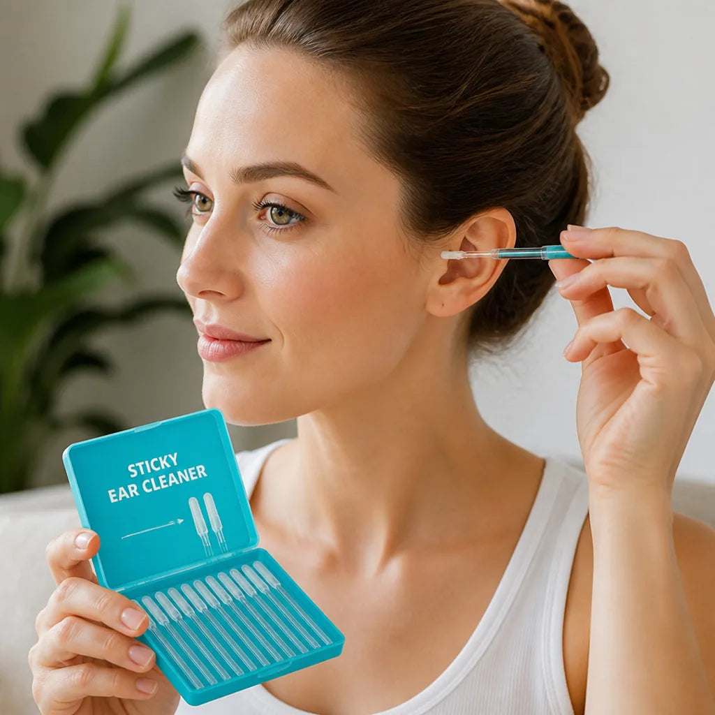 Ear Wax Remover Soft Silicone Tips Reusable Case