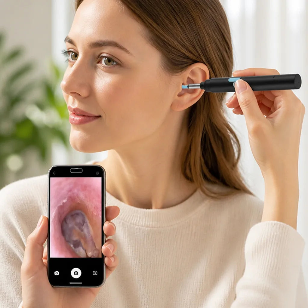 Earwax Endoscope HD Camera & Silicone Tips