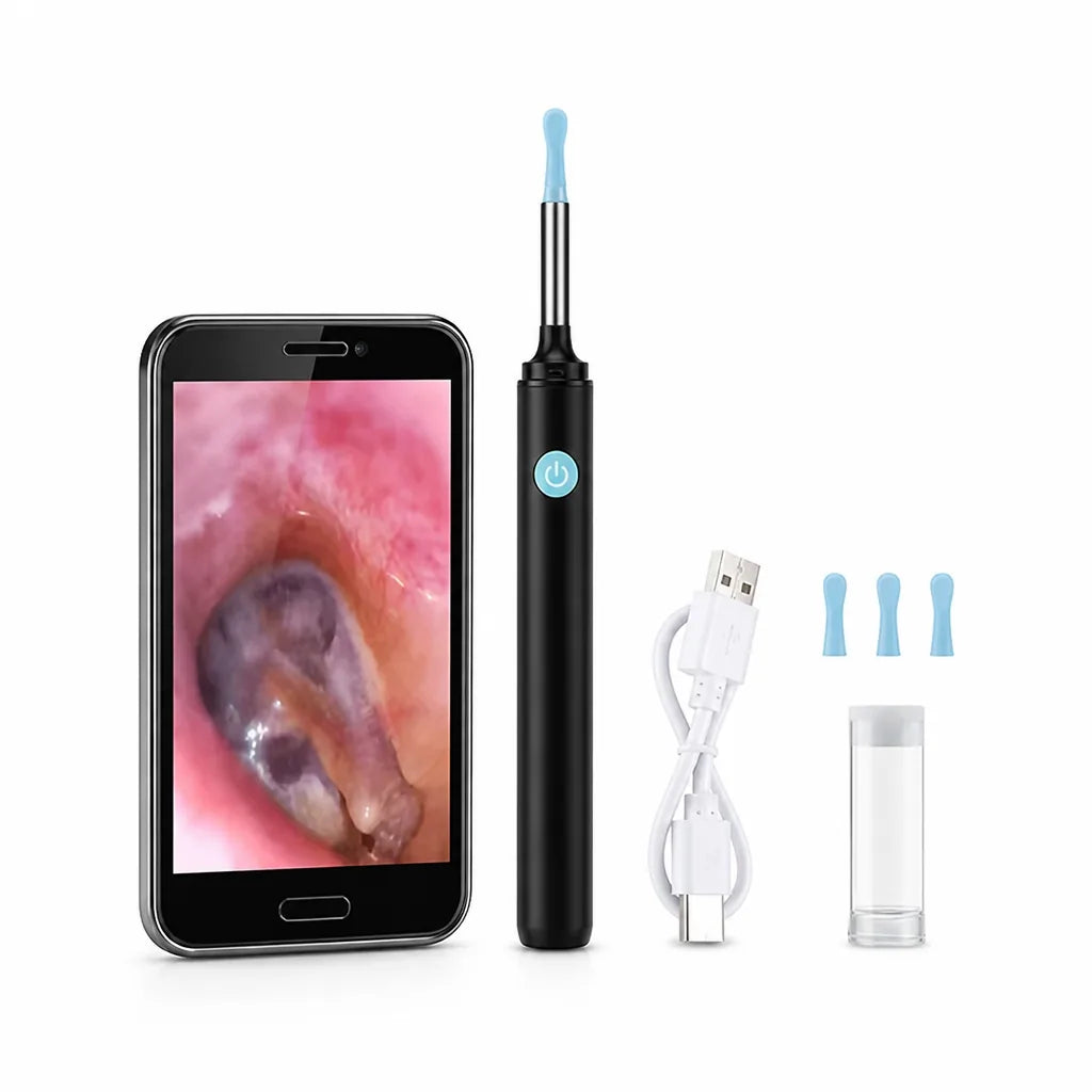 Earwax Removal Endoscope HD Camera & Silicone Tips