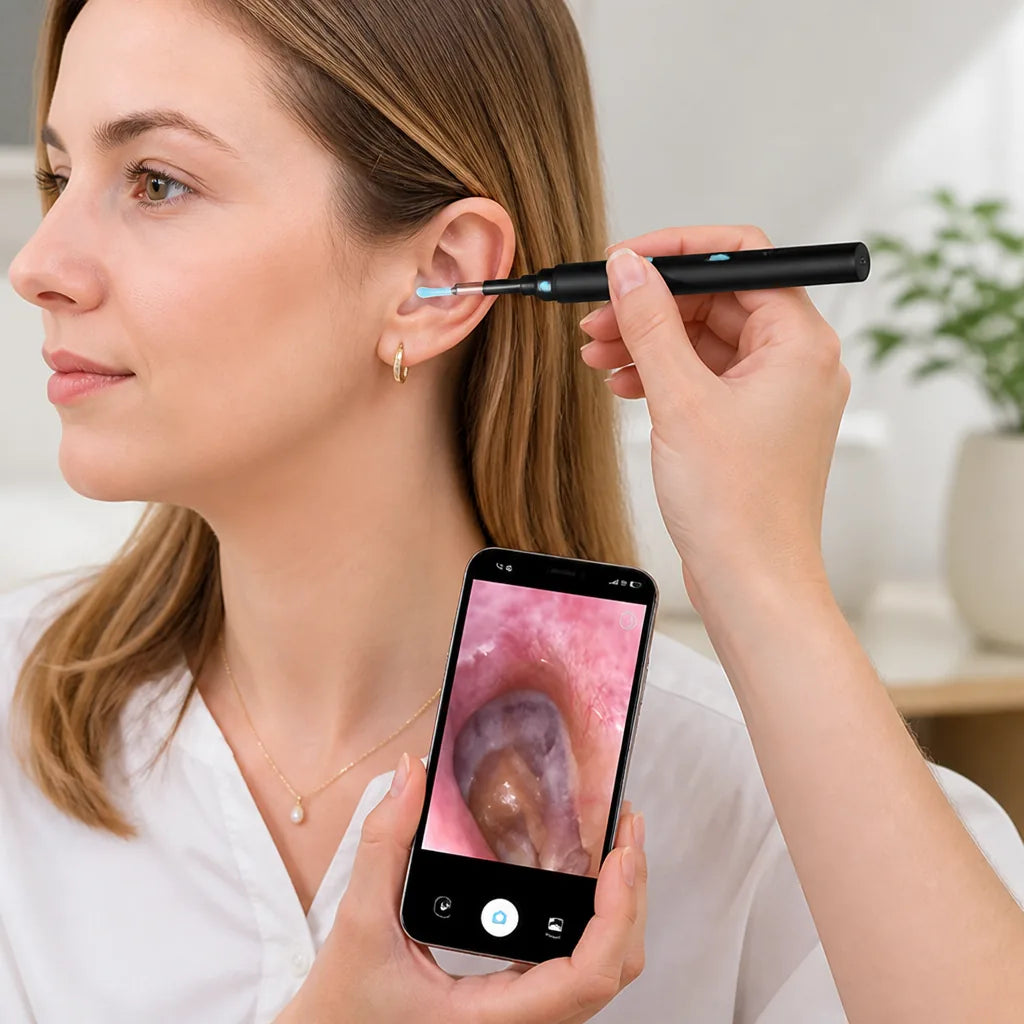 Earwax Removal Endoscope HD Camera & Silicone Tips
