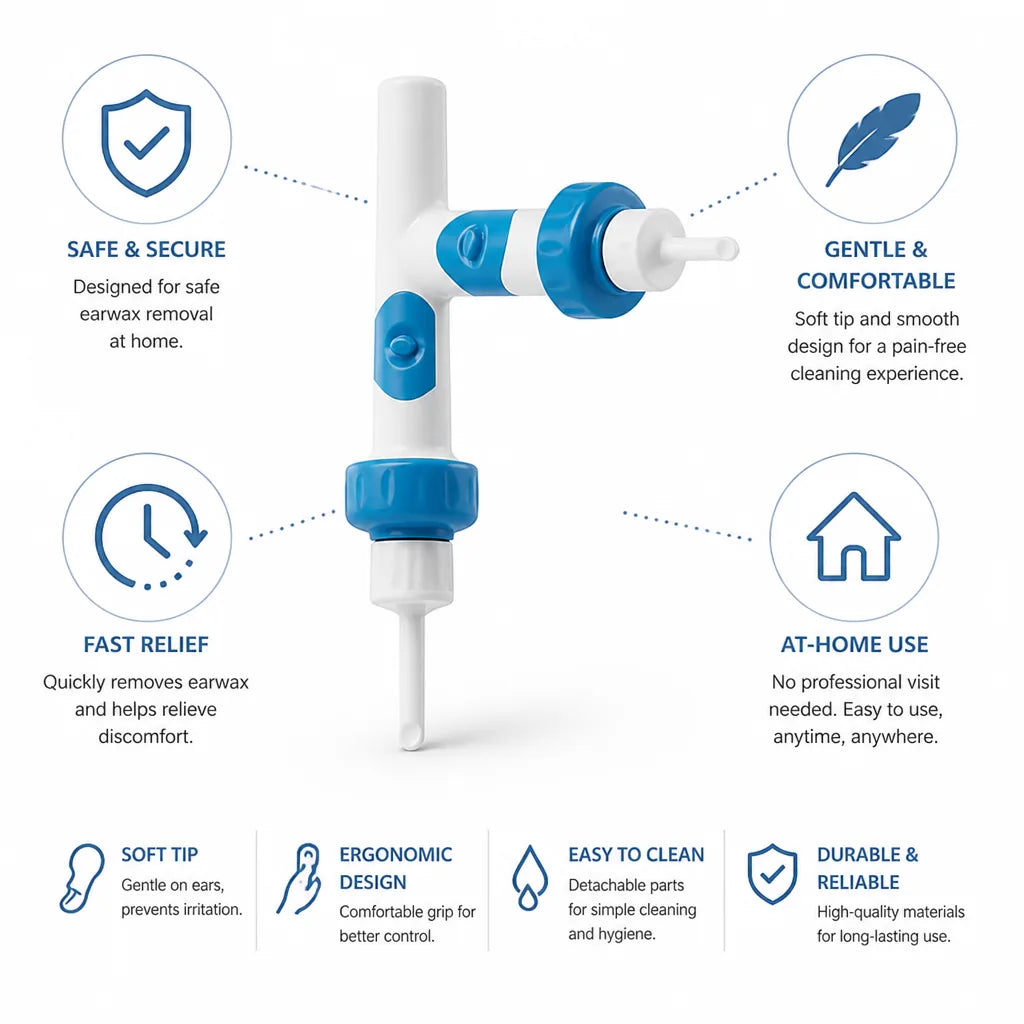 Earwax Remover Gentle Soft Tips At-Home