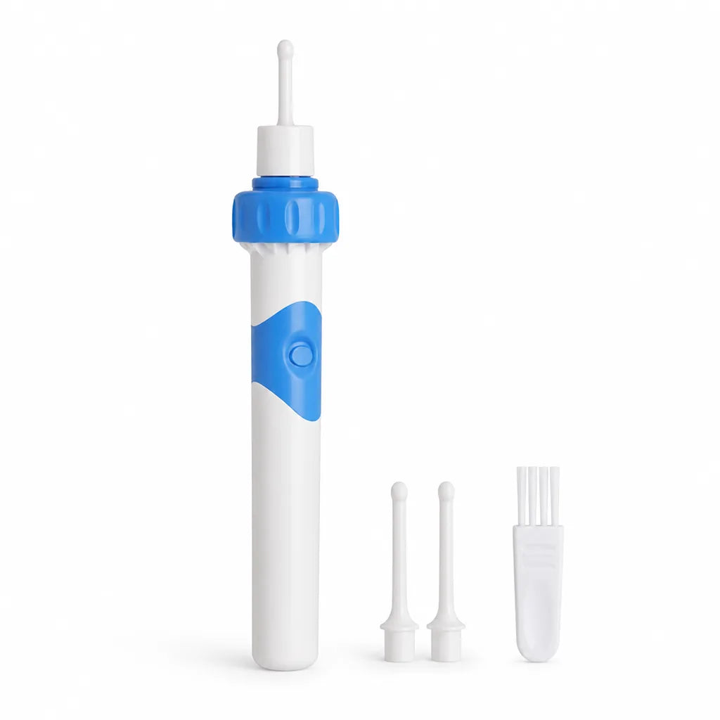 Earwax Remover Wireless Vibration & Suction Soft Silicone Tip