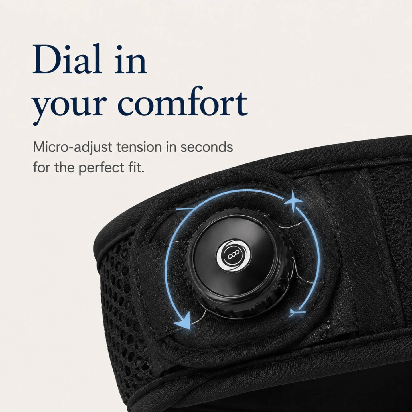 Elbow Brace Dial-Adjustable Silicone Pad & Breathable Mesh