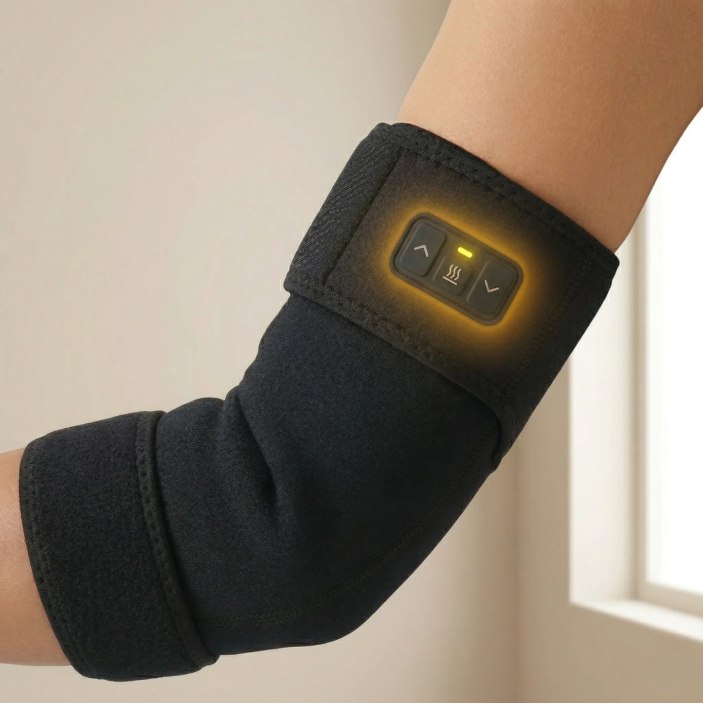 Elbow Sleeve Heated Compression Adjustable Heat & Massage