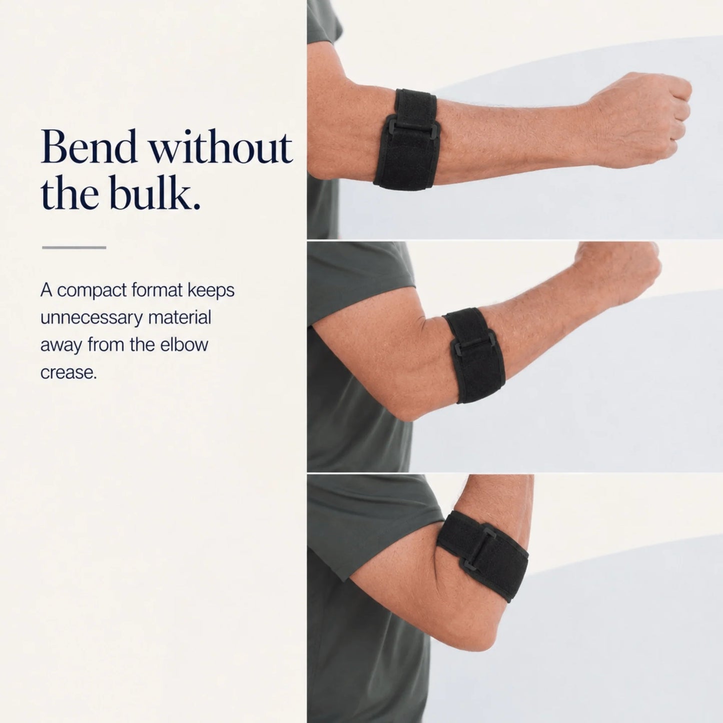 Elbow Strap Targeted Compression Double-Strap EVA Pad