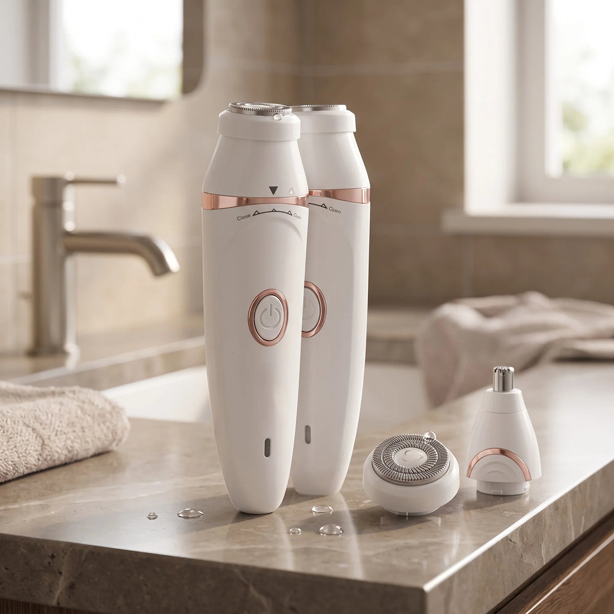 Electric Body Groomer 7-in-1 Rechargeable & Cordless