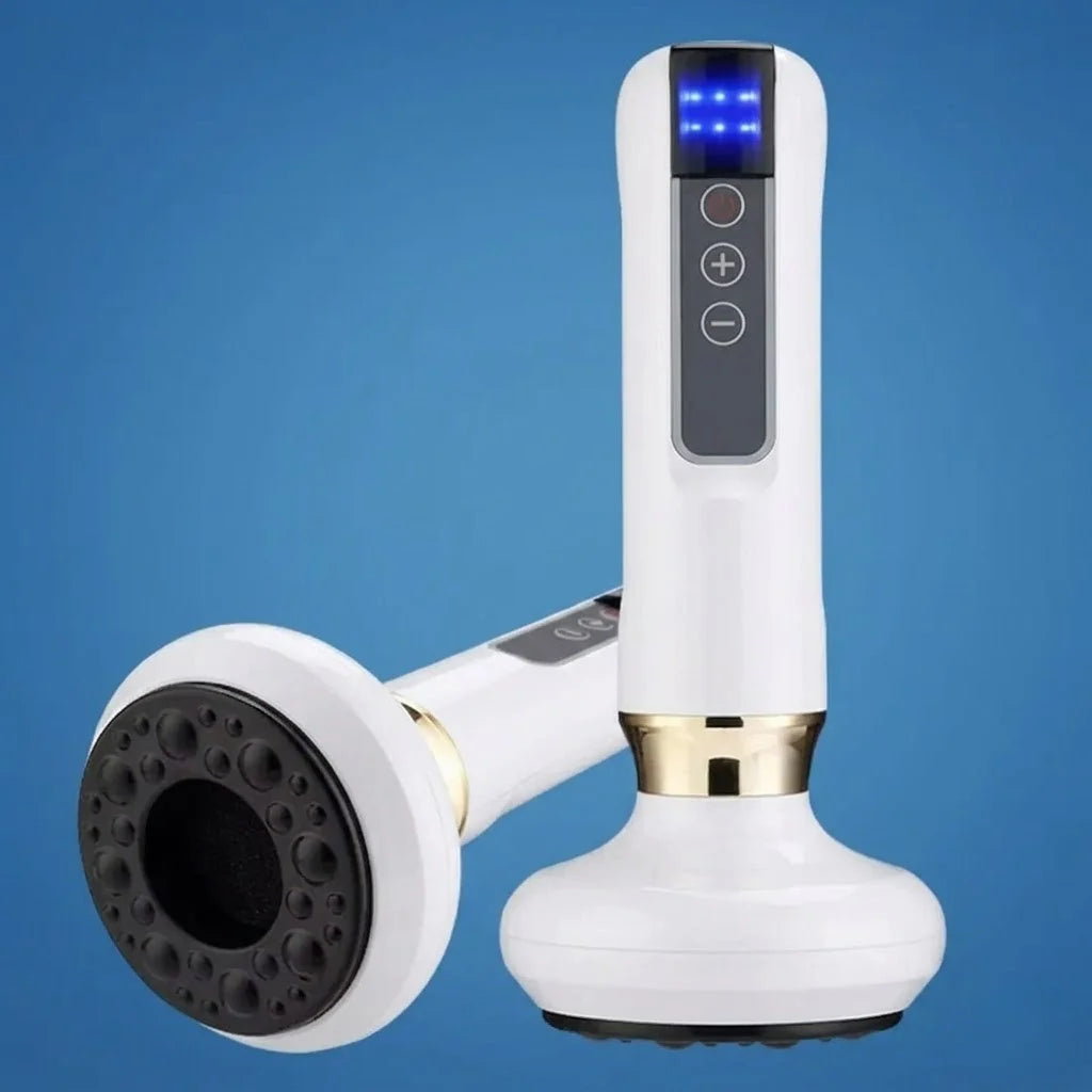 Electric Cupping Massager Cordless Heated Adjustable Suction