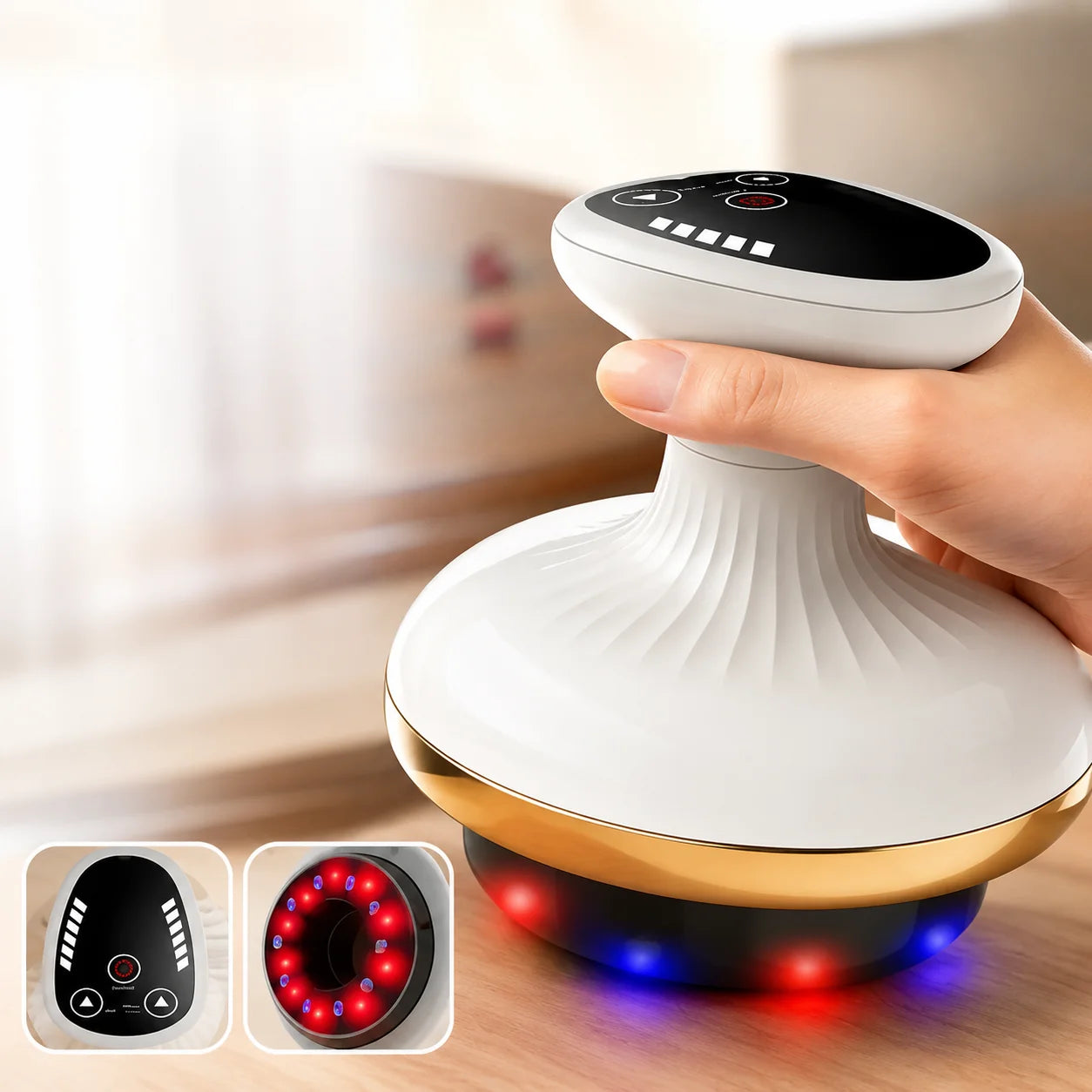 Electric Cupping Massager Heated Suction & Scraping