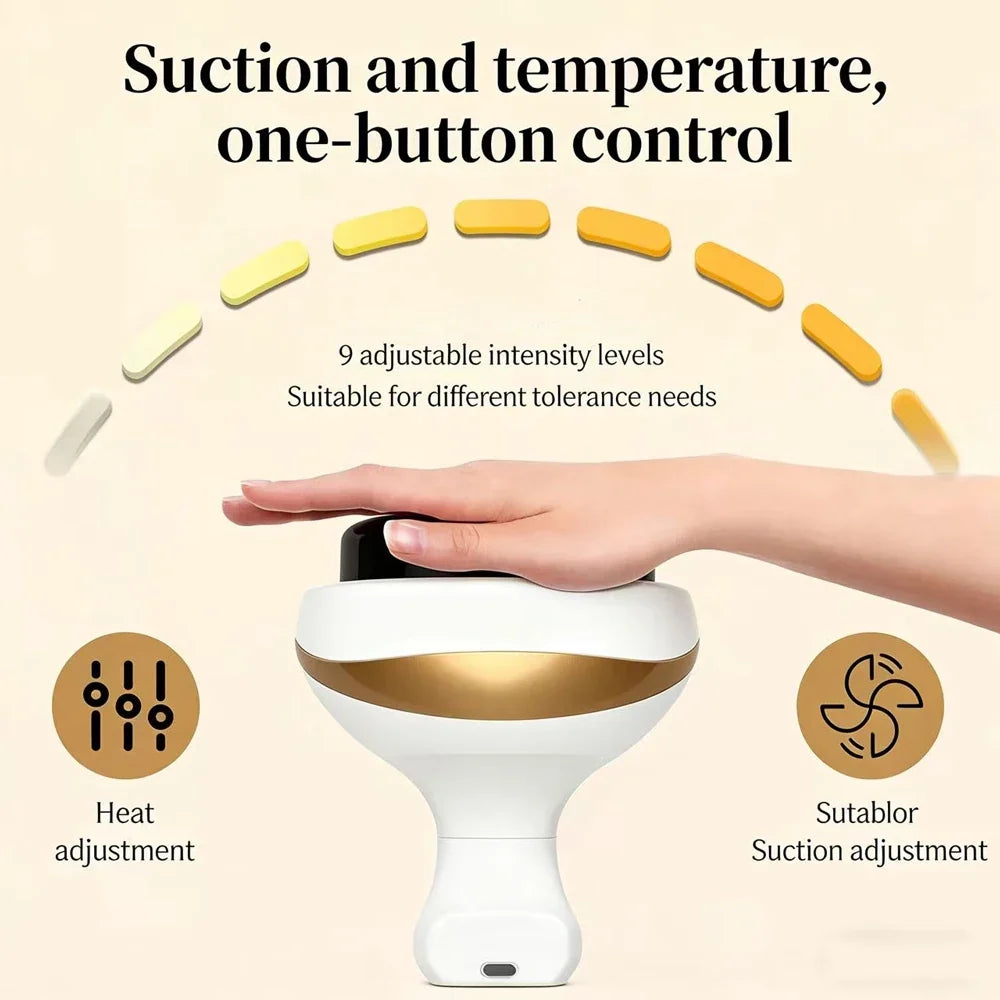Electric Cupping Massager Heated Suction & Scraping