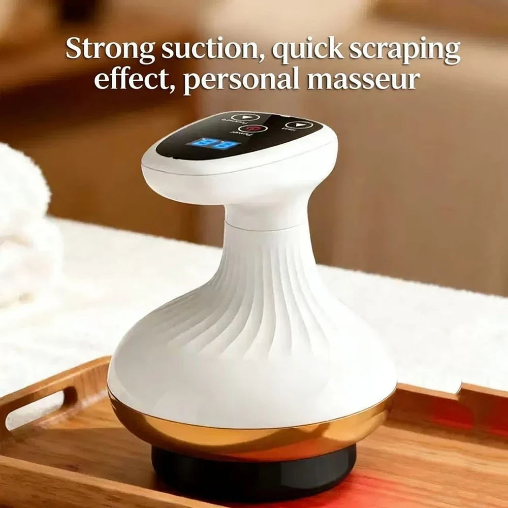 Electric Cupping Massager Heated Suction & Scraping