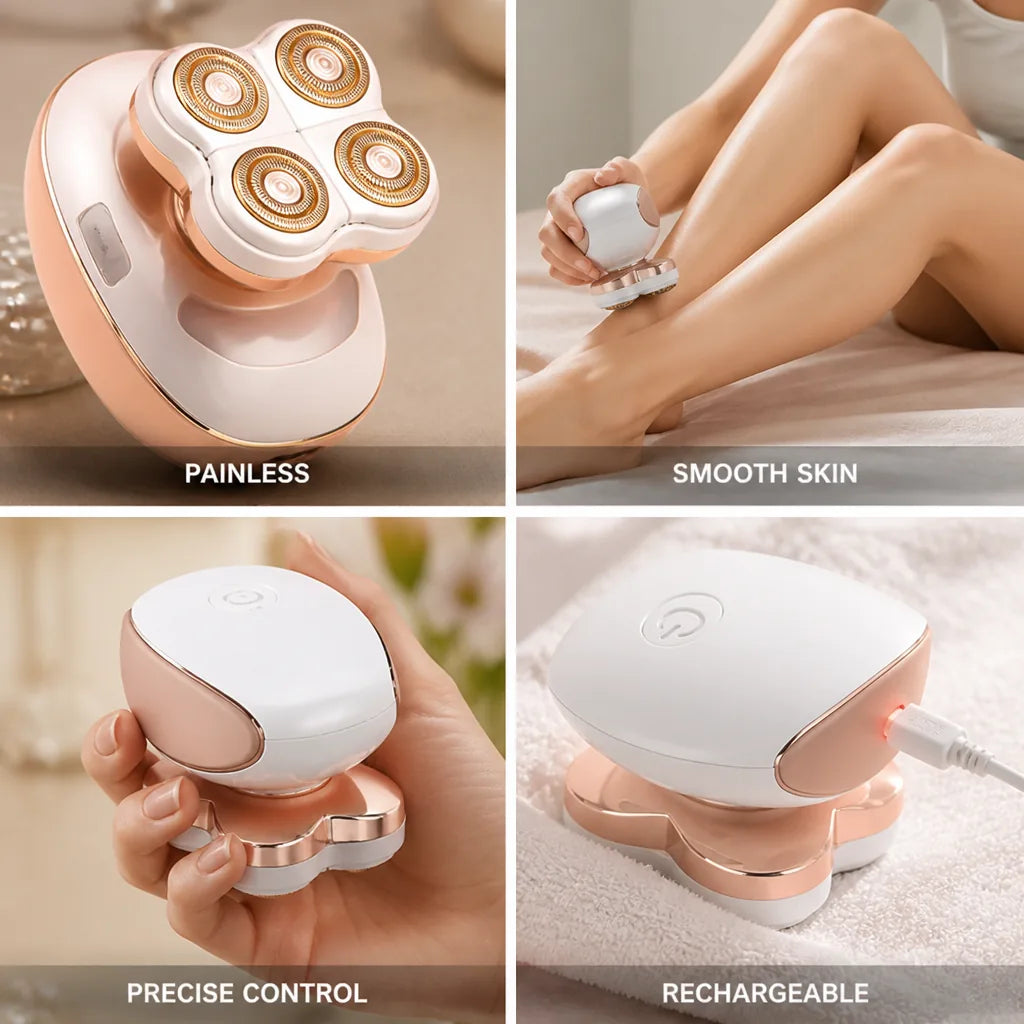 Electric Epilator Painless Precise Rechargeable