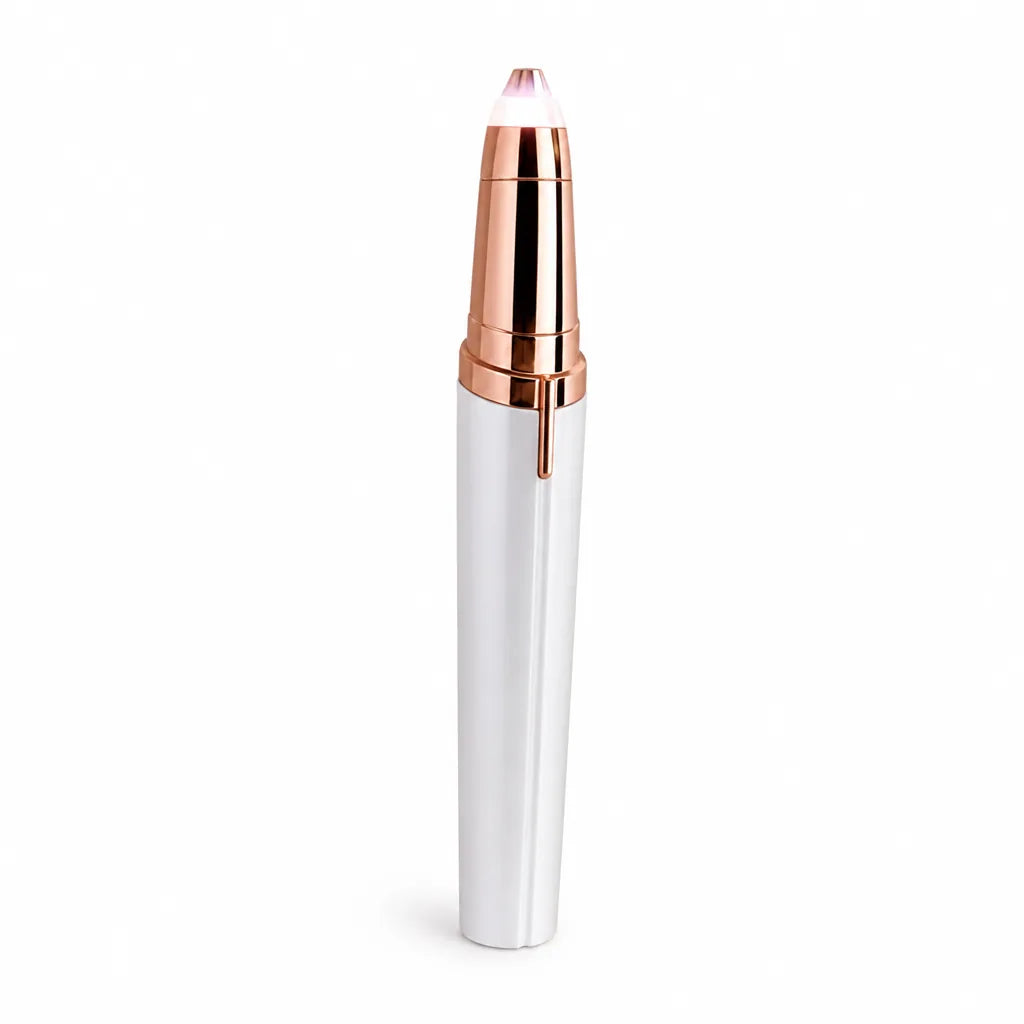 Electric Eyebrow Trimmer Gold-Plated Tip Cordless