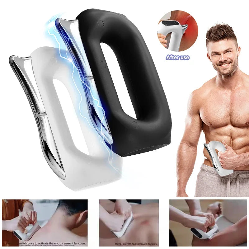 Electric Fascia Scraper Heated Vibration USB Rechargeable