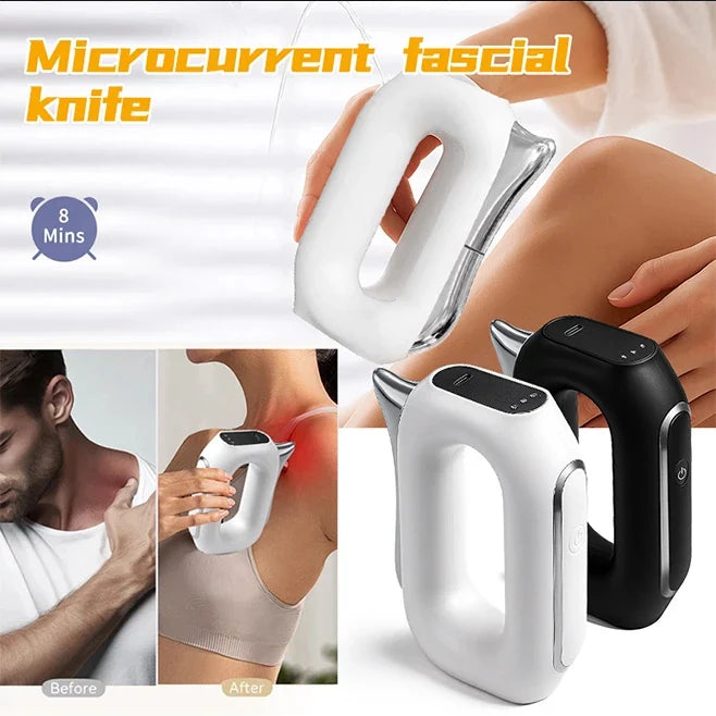 Electric Fascia Scraper Heated Vibration USB Rechargeable