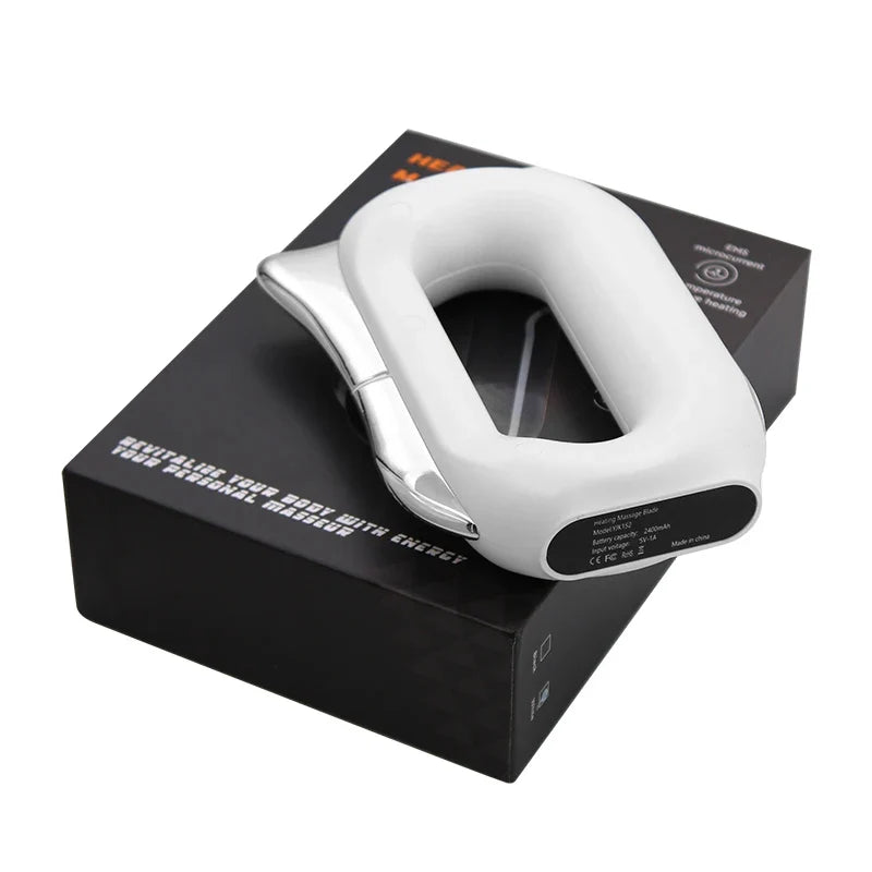 Electric Fascia Scraper Heated Vibration USB Rechargeable