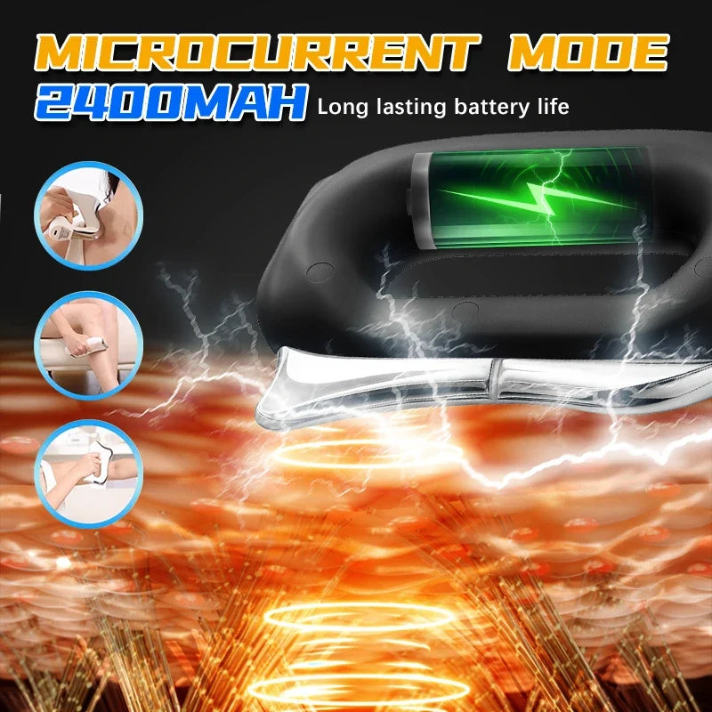 Electric Fascia Scraper Heated Vibration USB Rechargeable