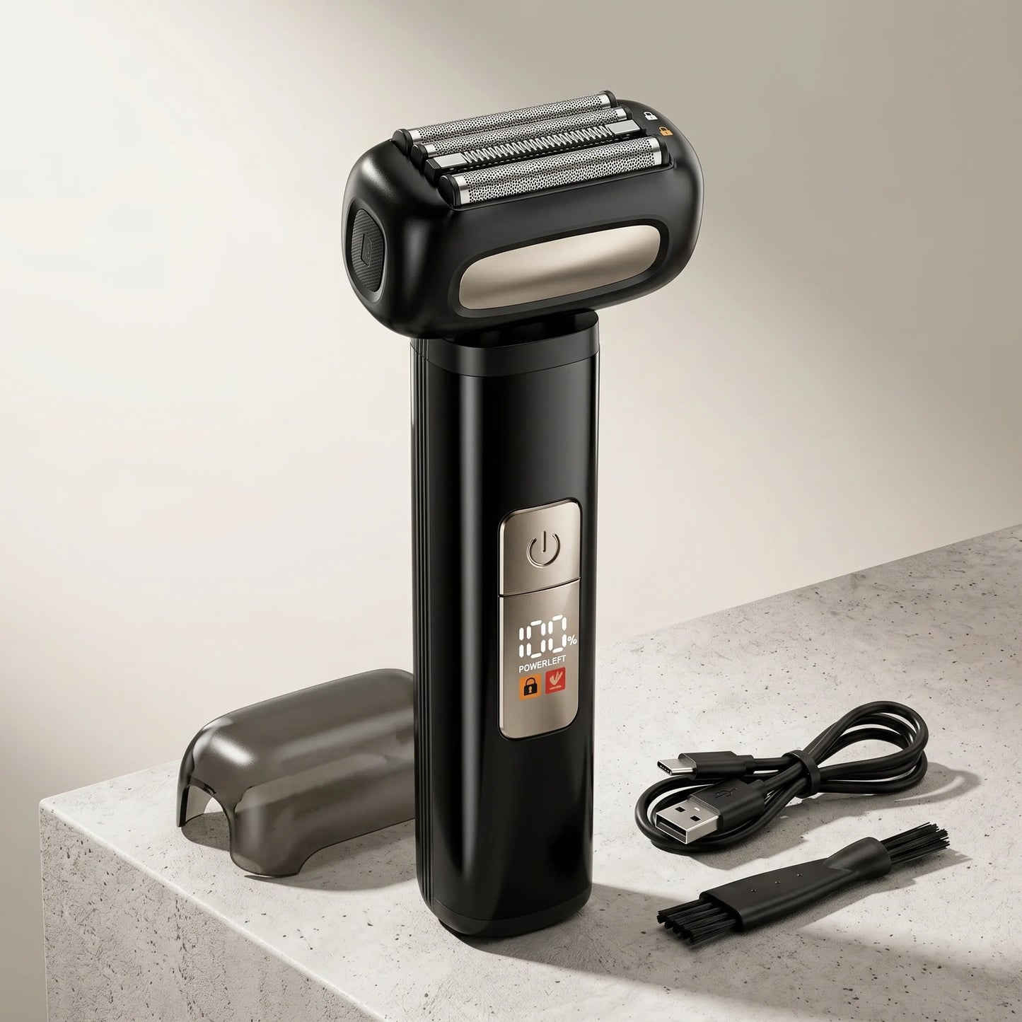 Electric Foil Shaver 4-Blade Wet & Dry Rechargeable