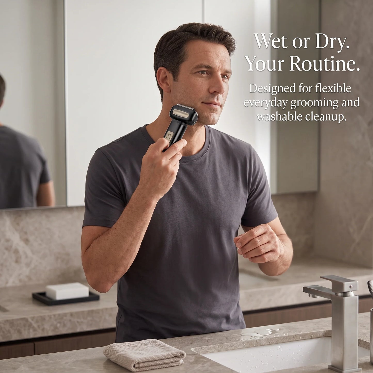 Electric Foil Shaver 4-Blade Wet & Dry Rechargeable