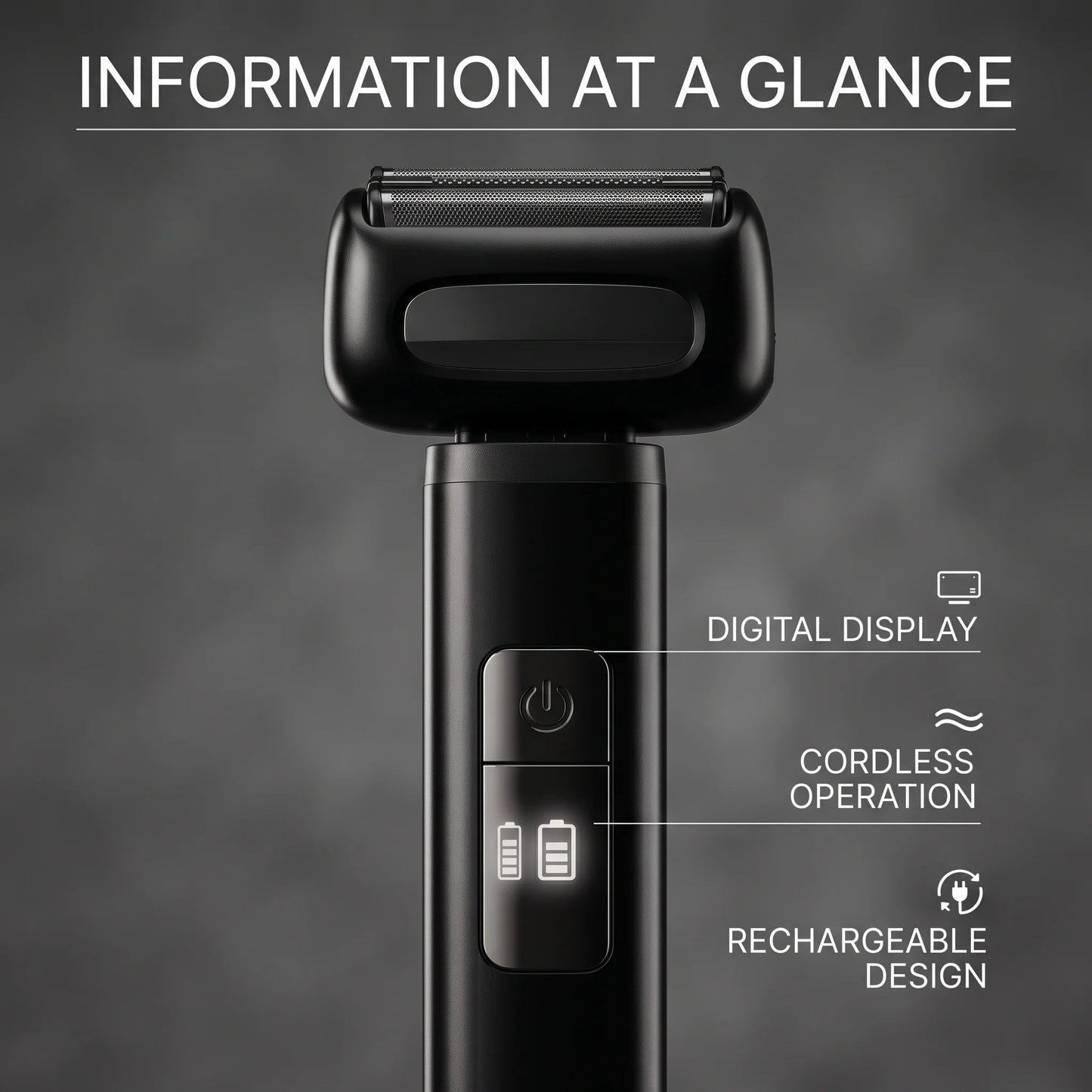 Electric Foil Shaver 4-Blade Wet & Dry Rechargeable