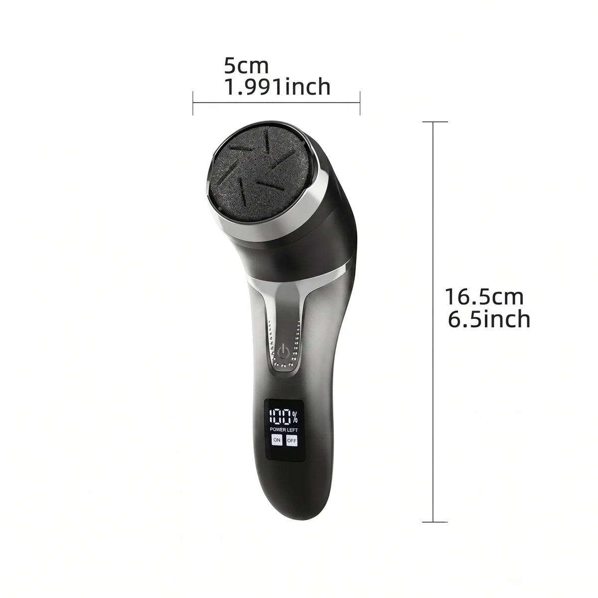 Electric Foot File Rechargeable Dust Collection Callus Removal