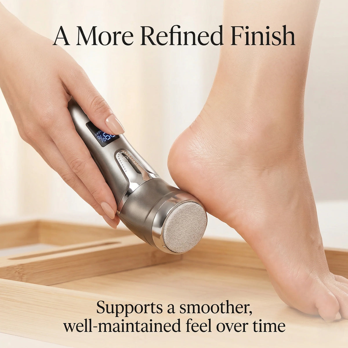 Electric Foot File Rechargeable Dust Collection Callus Removal