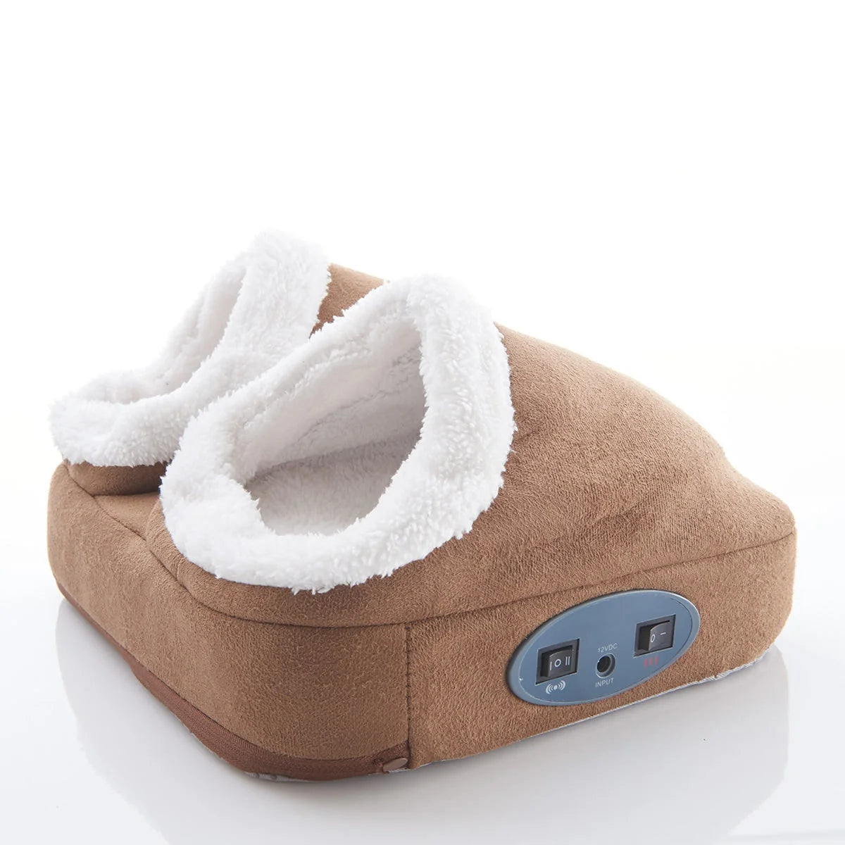 Electric Foot Massager Heated & Vibrating Fleece Lined
