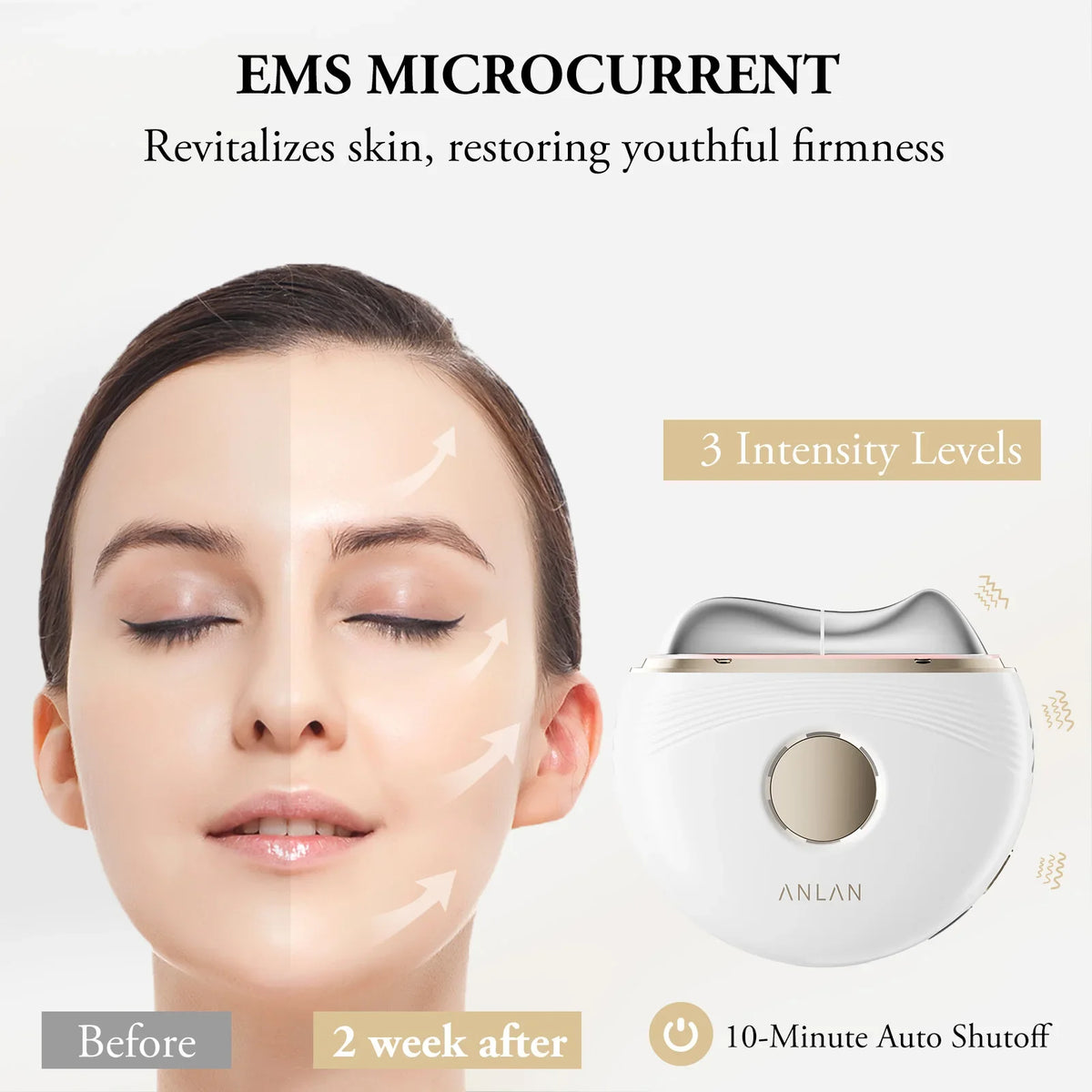 Electric Gua Sha Massager EMS Microcurrent 3-Color LED Hot/Cold