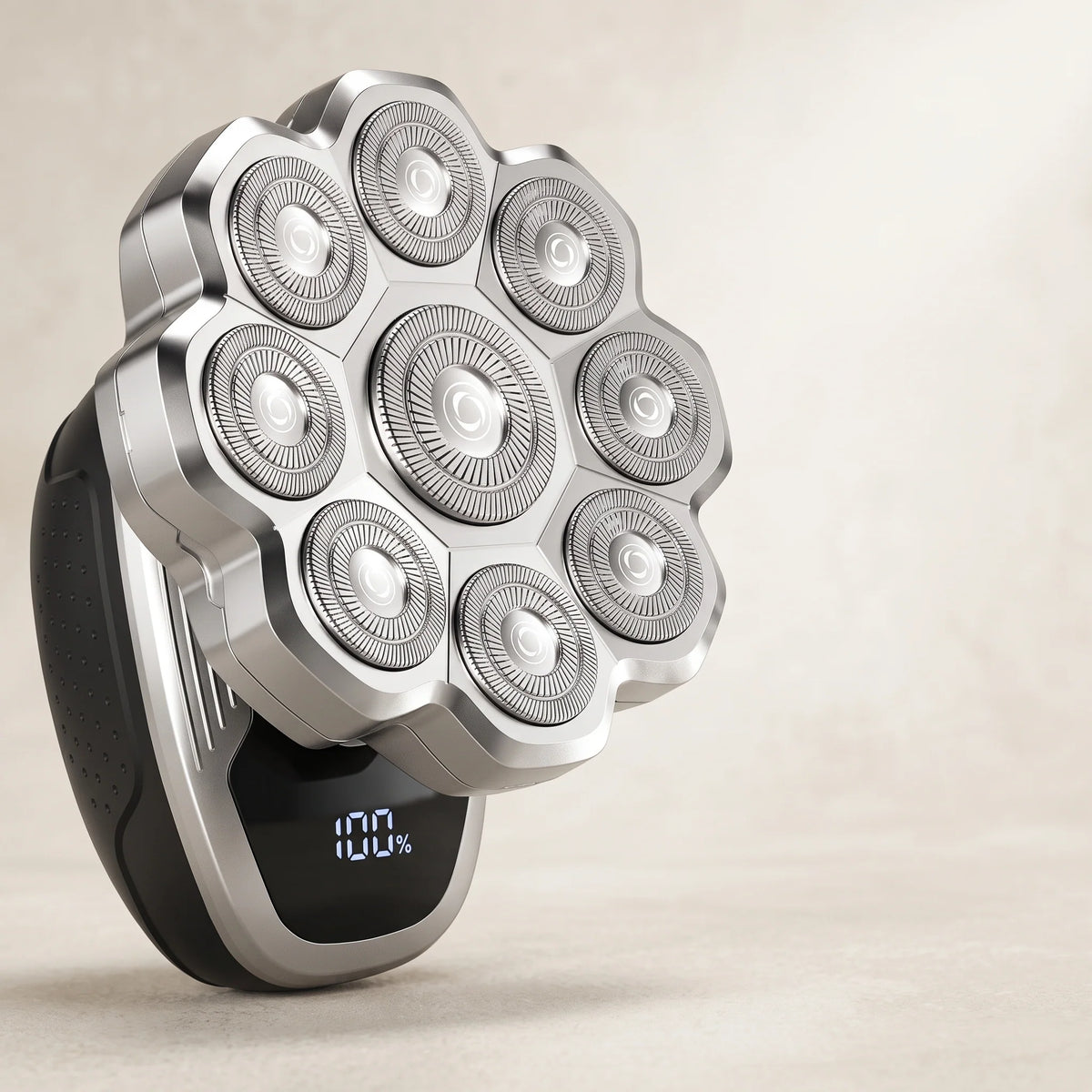 Electric Head Shaver 9-Head Rotary 5-in-1 Wet & Dry