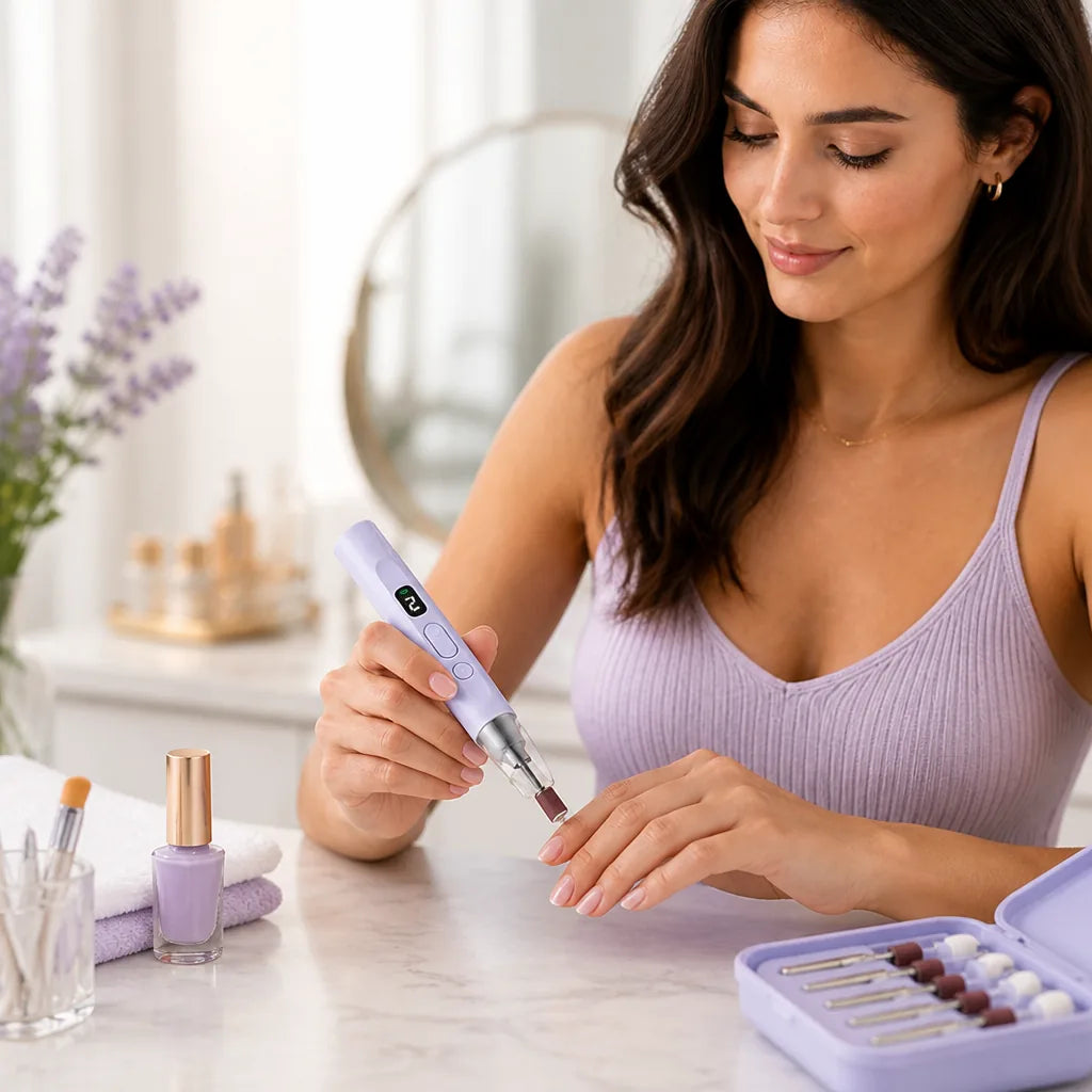 Electric Nail Drill Cordless & Portable Multiple Speeds