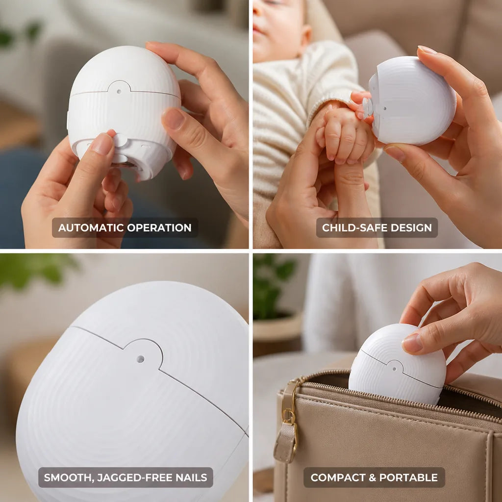 Electric Nail Trimmer Automatic & Child-Safe
