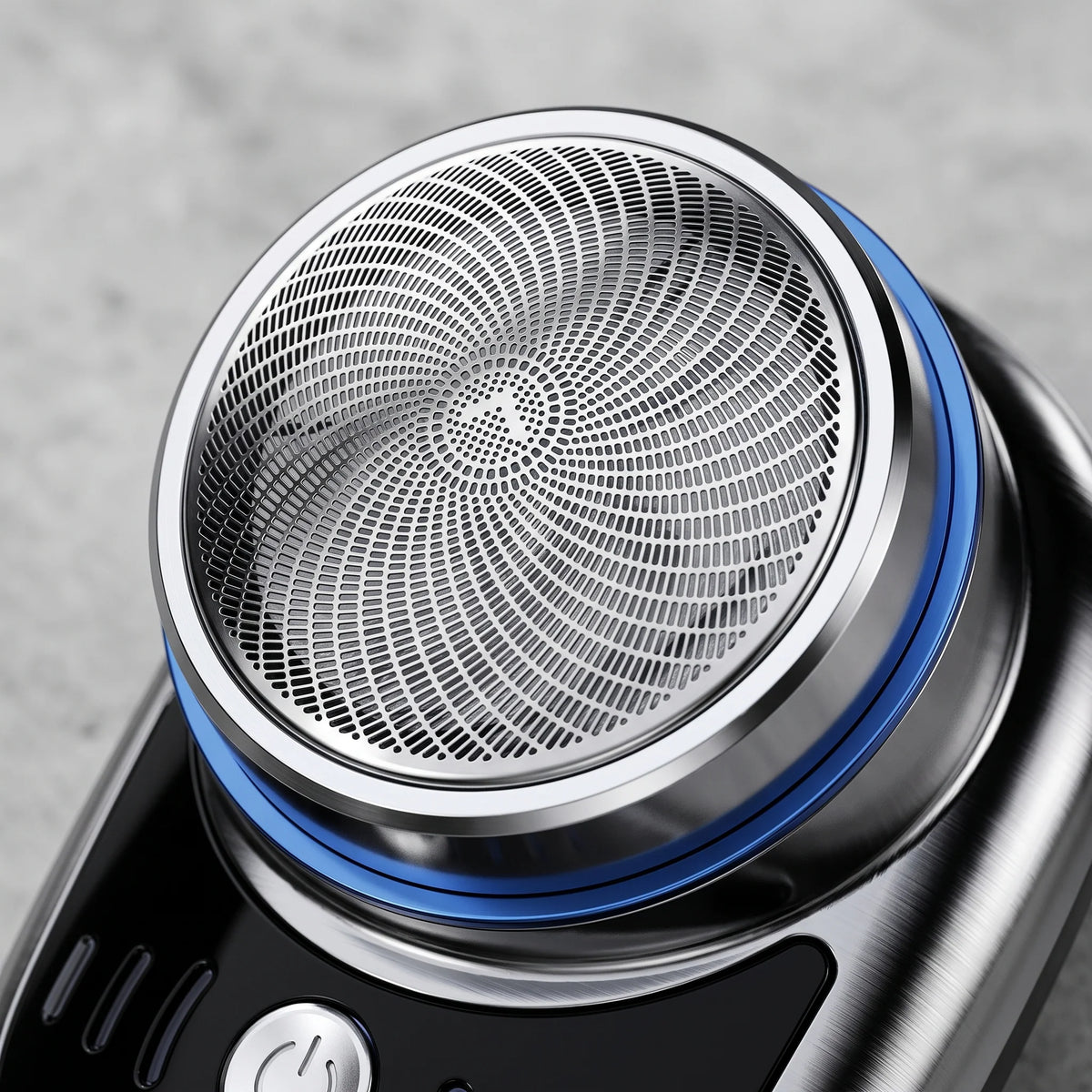 Electric Rotary Shaver Flexible Mesh Head Digital Display