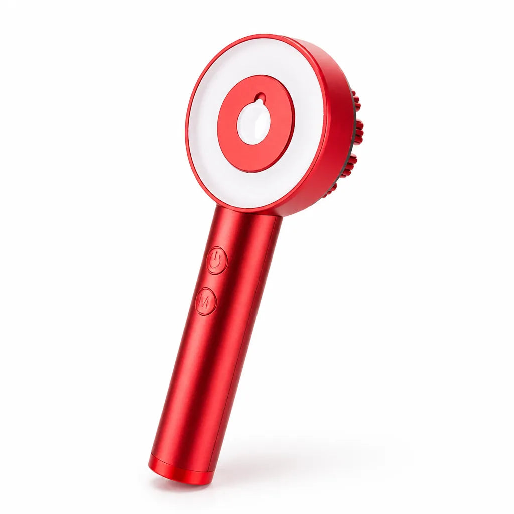 Electric Scalp Massage Comb Red Light LED Flexible Heads