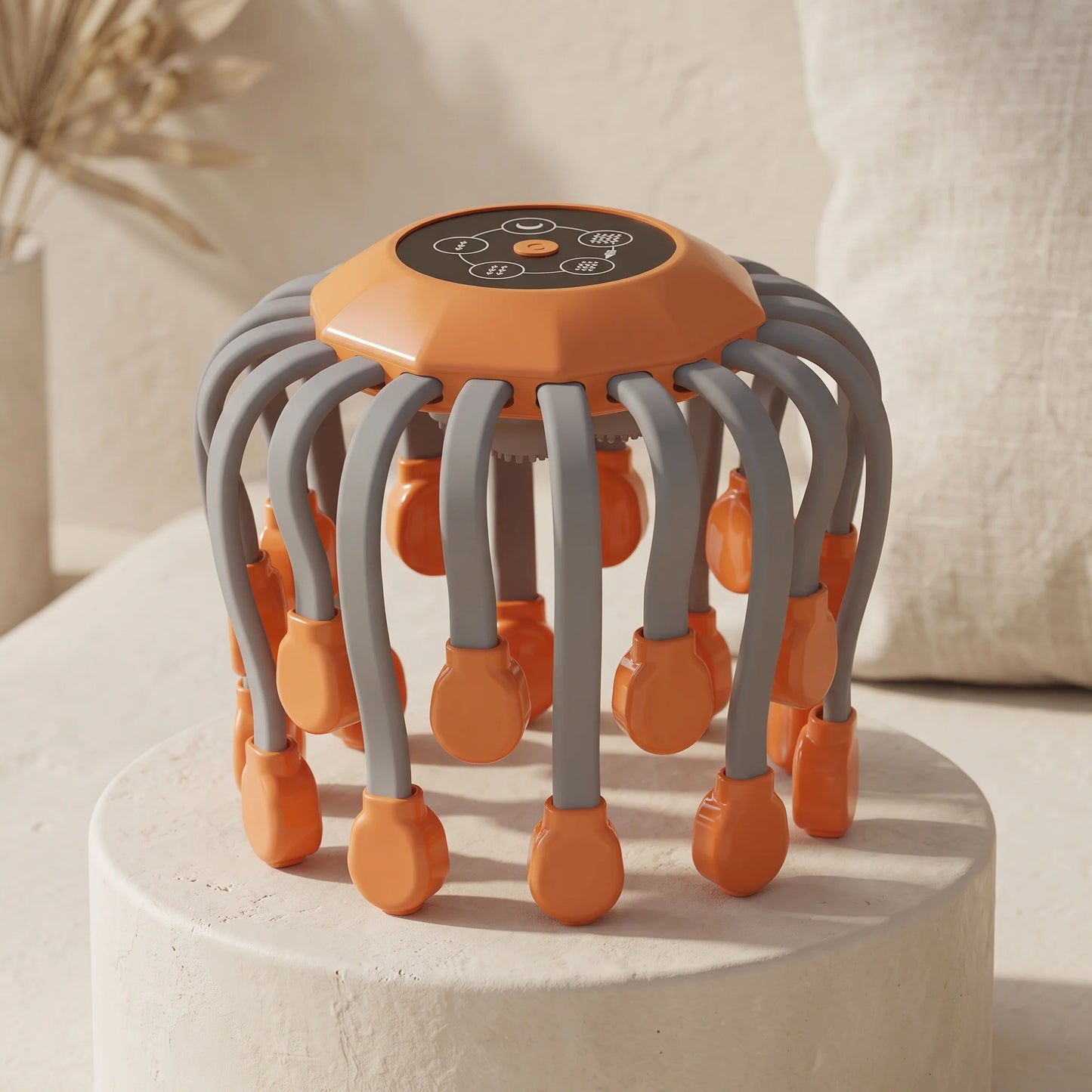 Electric Scalp Massager 24-Point 5 Vibration Modes Cord-Free