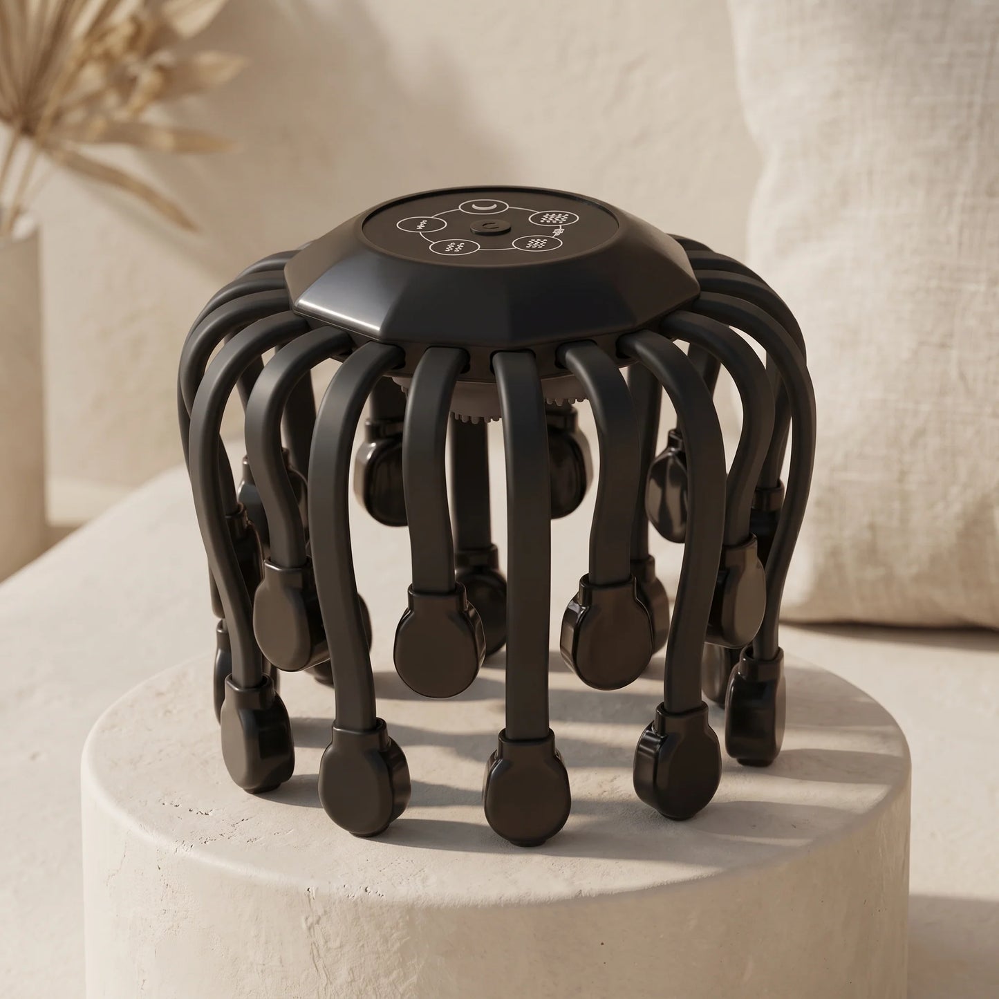 Electric Scalp Massager 24-Point 5 Vibration Modes Cord-Free