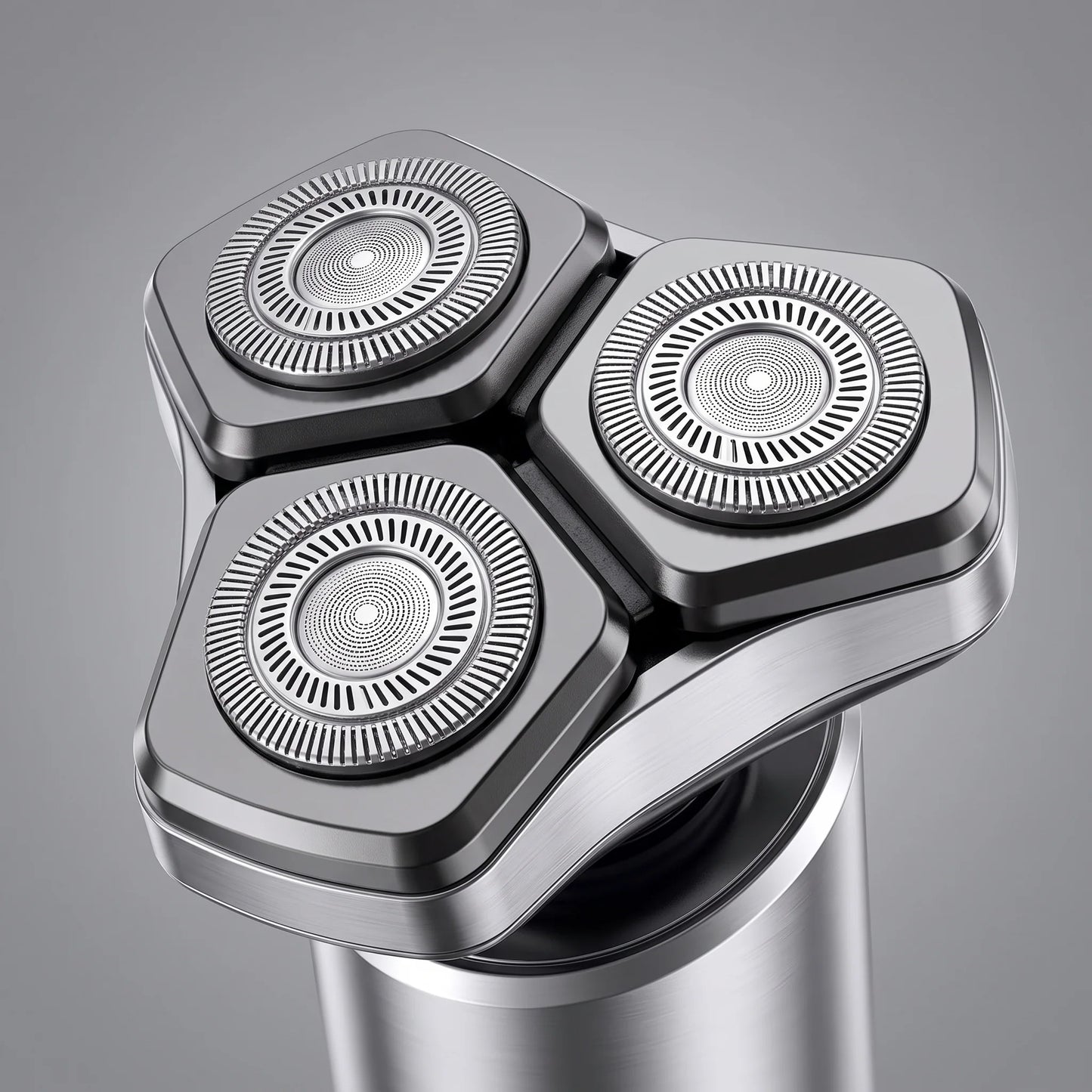 Electric Shaver 3-Head Magnetic Rotary Cordless Rechargeable