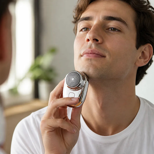 Electric Shaver 3D Pivoting Head Waterproof Stainless Steel Blades