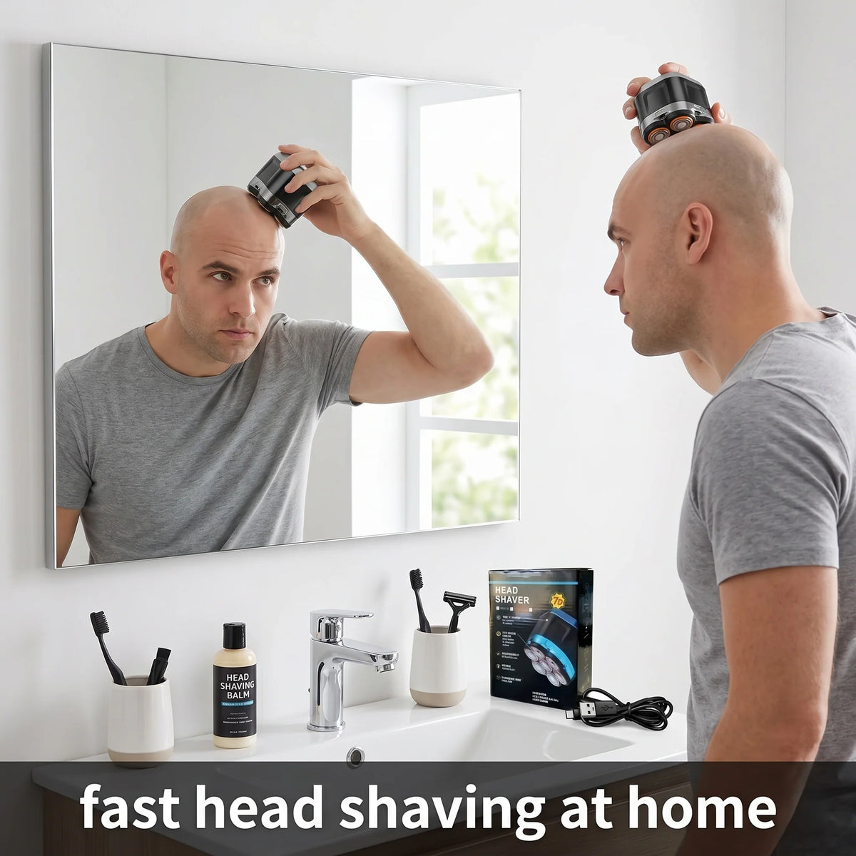 Electric Shaver 7D Floating Head Cordless
