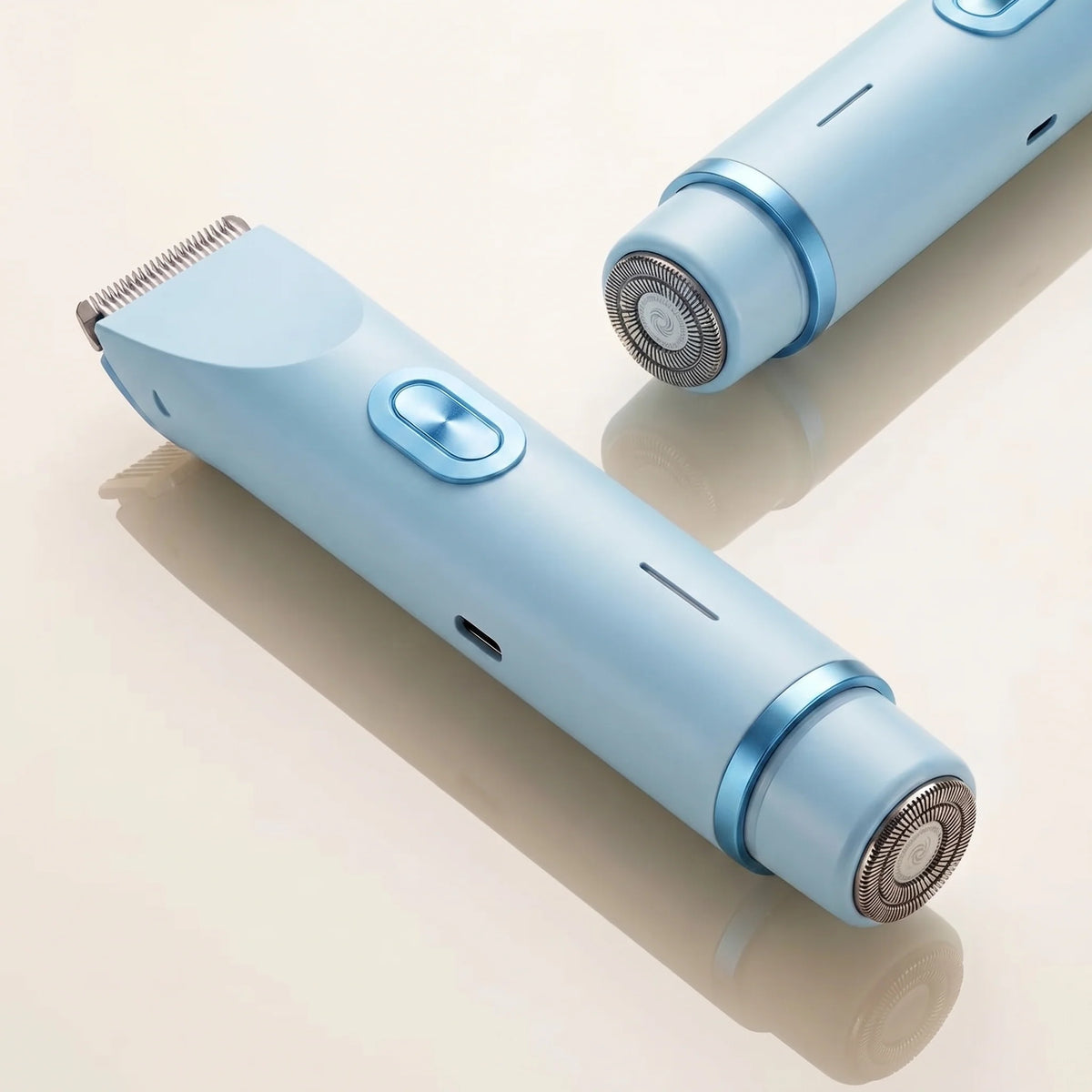 Electric Shaver & Bikini Trimmer Cordless Dual-Head Wet/Dry