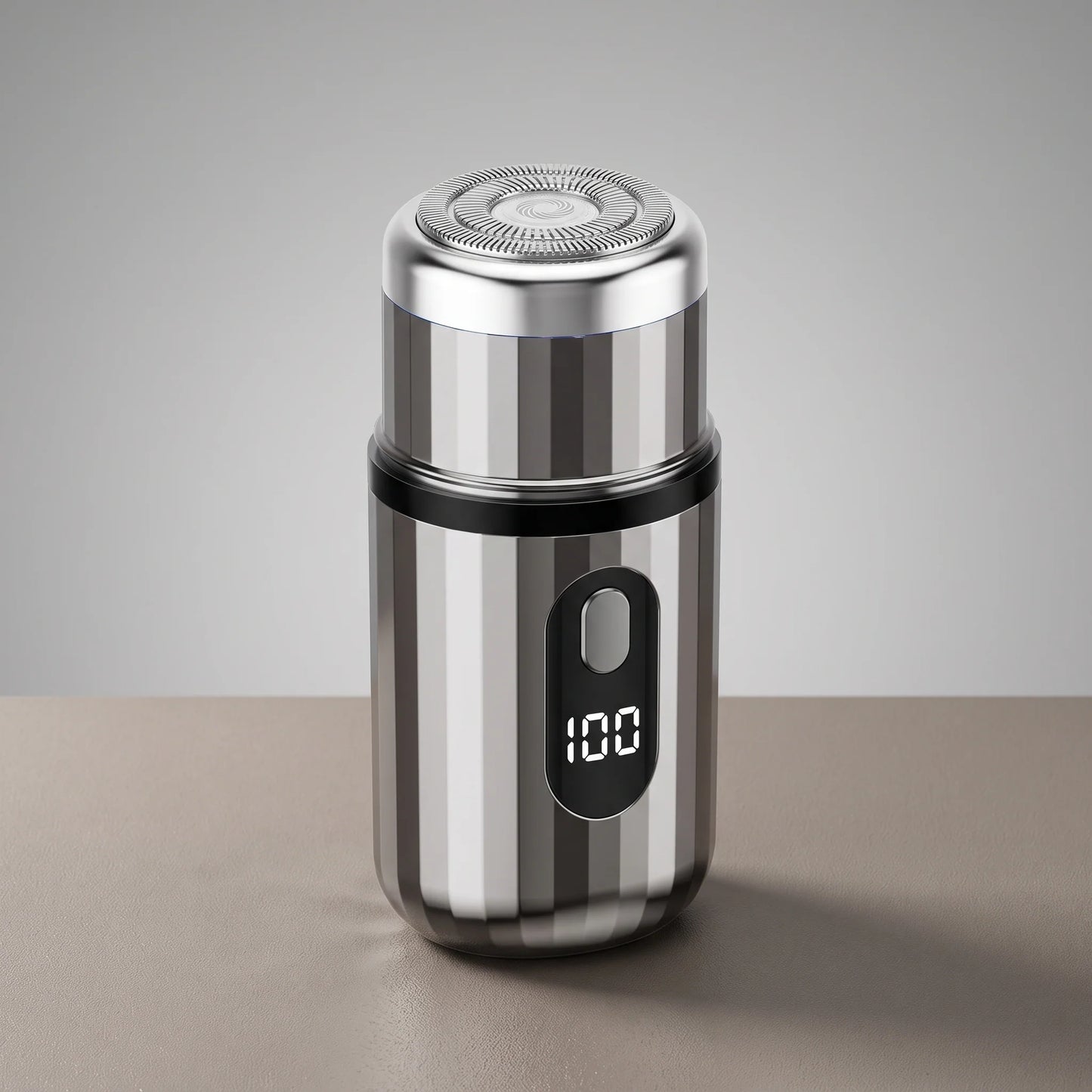 Electric Shaver Compact Three-Head LED Battery Display