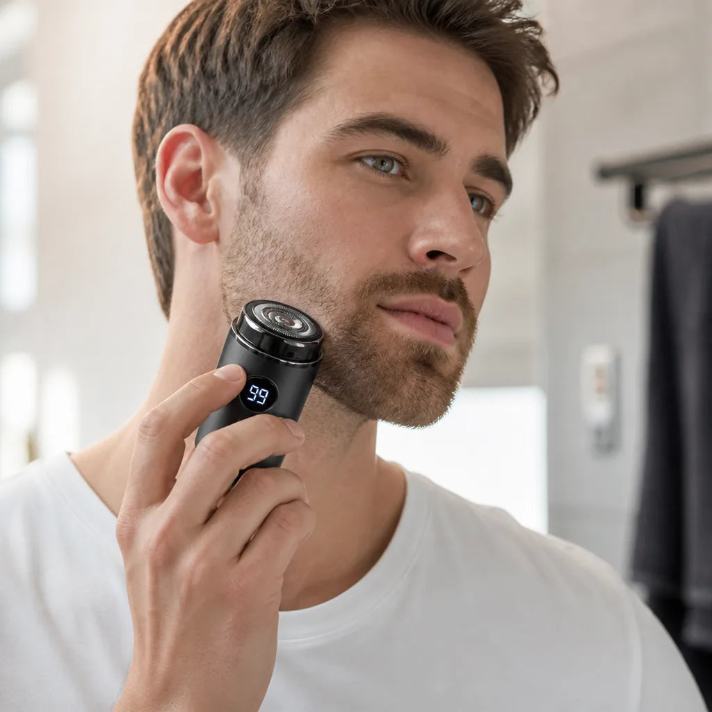 Electric Shaver Pocket-Sized Waterproof USB-C Rechargeable