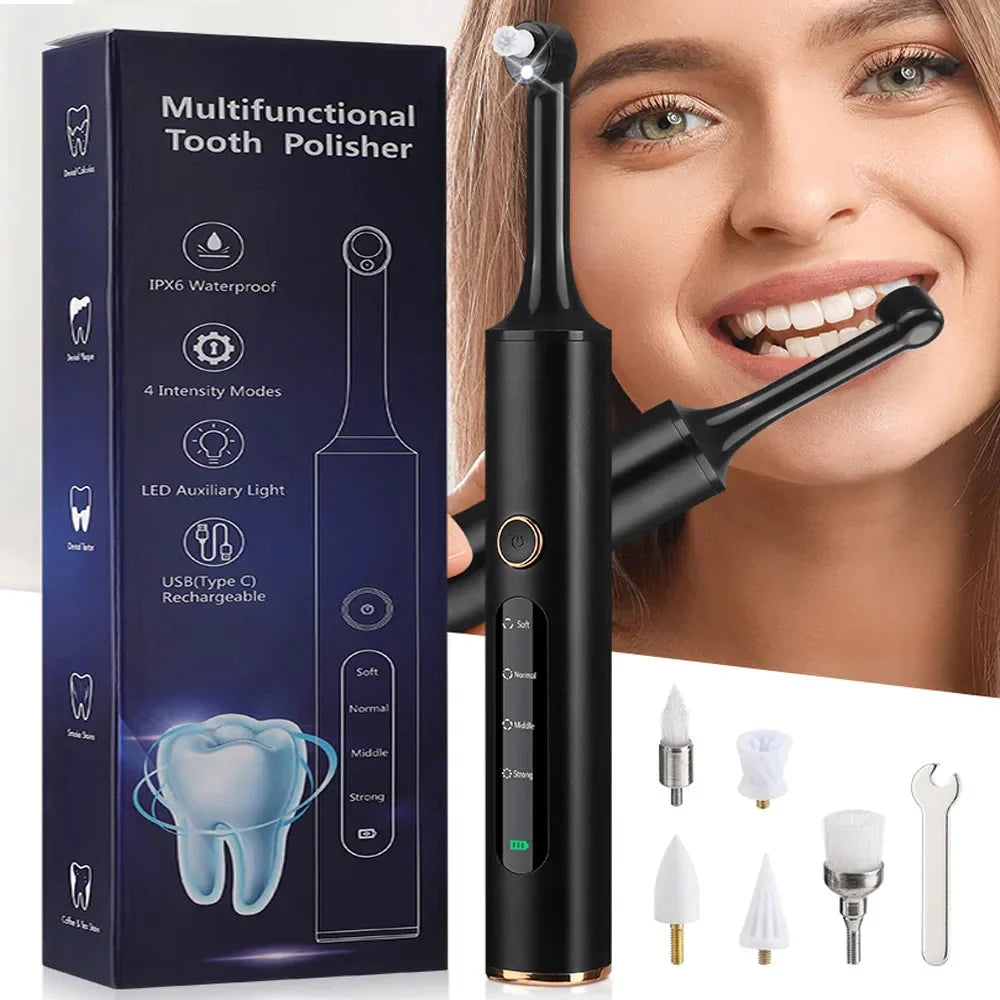 Electric Tooth Polisher 5-in-1 Cordless Rechargeable