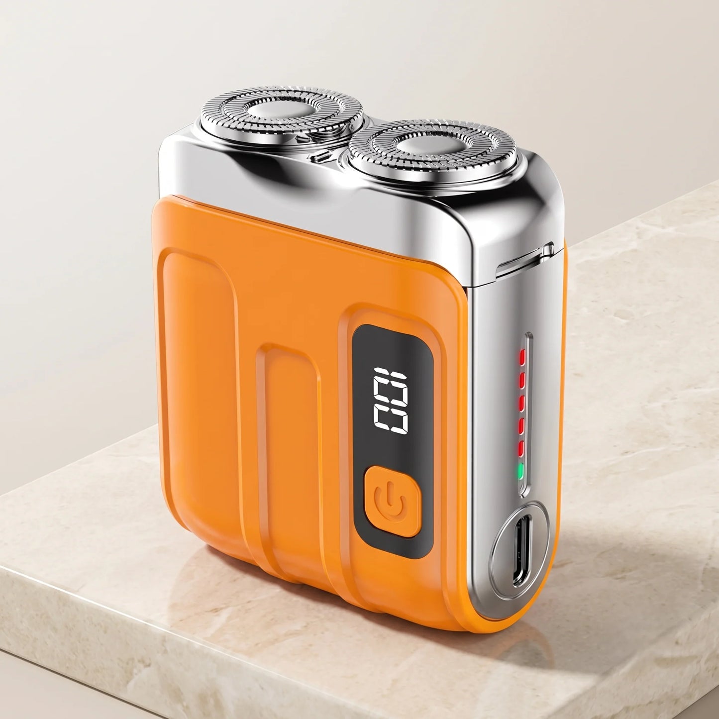 Electric Travel Shaver Twin Blade Rechargeable
