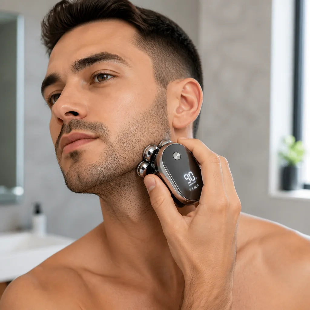 Electric Trimmer 6-in-1 Waterproof Stainless Steel Blades
