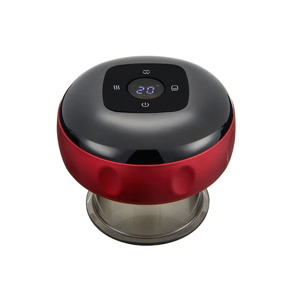 Electronic Cupping Massager Cordless Red Light Therapy