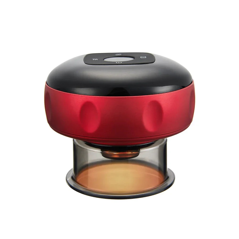 Electronic Cupping Massager Cordless Red Light Therapy