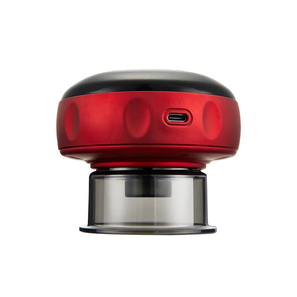 Electronic Cupping Massager Cordless Red Light Therapy