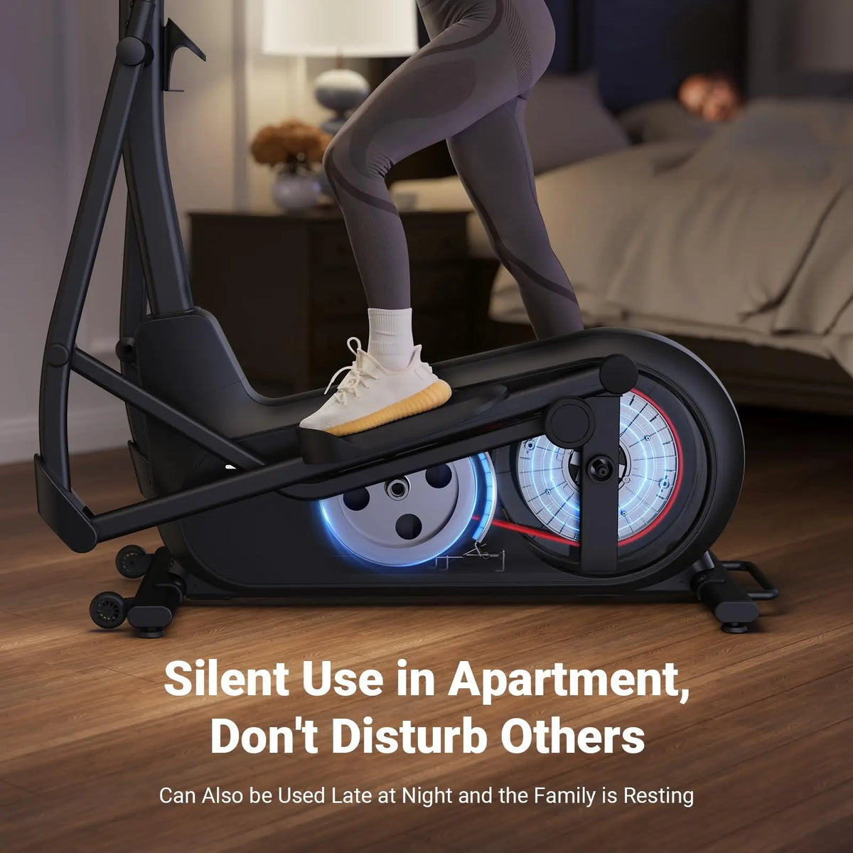 Elliptical Trainer 18.5-Inch Stride Ultra-Quiet Magnetic Resistance