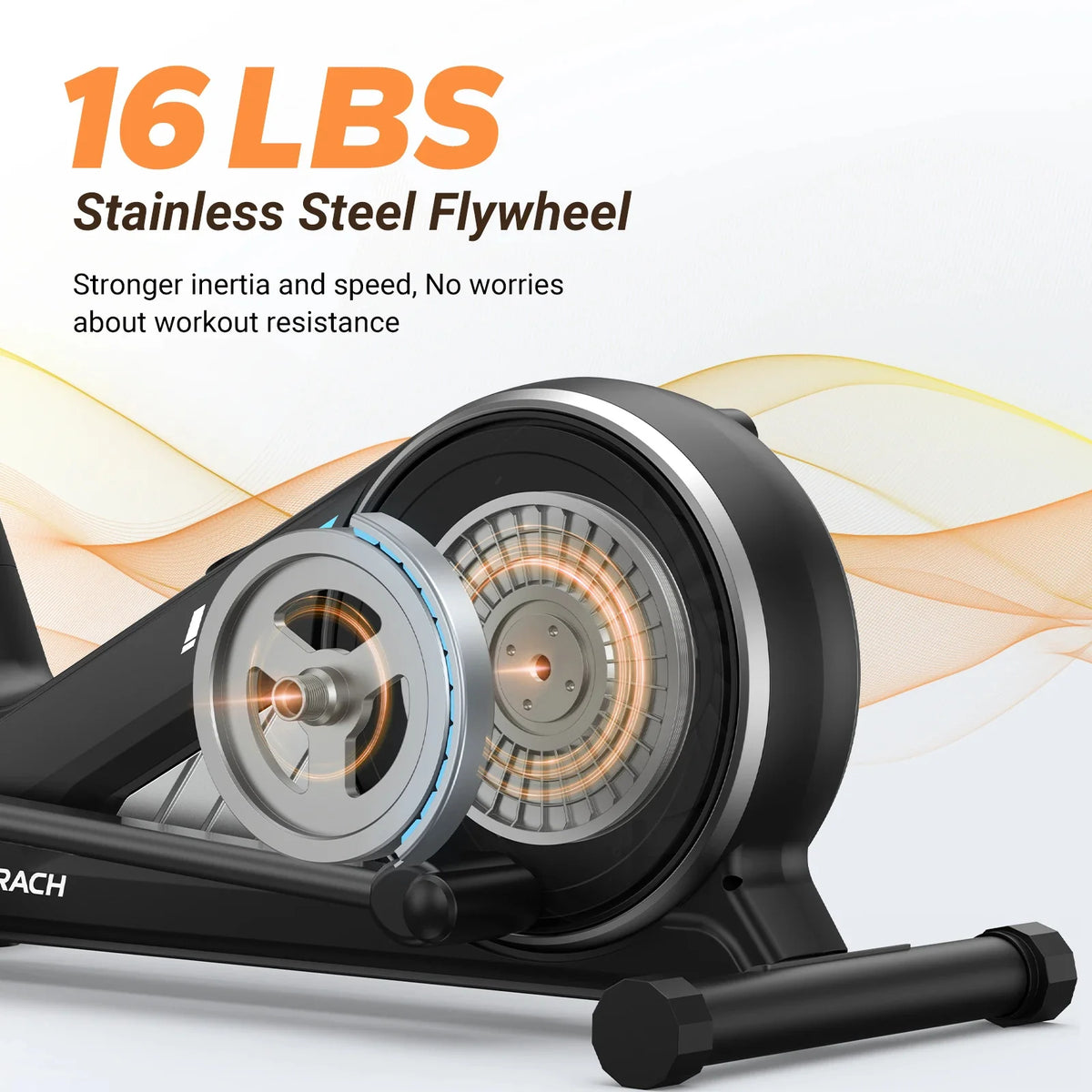 Elliptical Whisper-Quiet Magnetic Resistance 15.5-Inch Stride