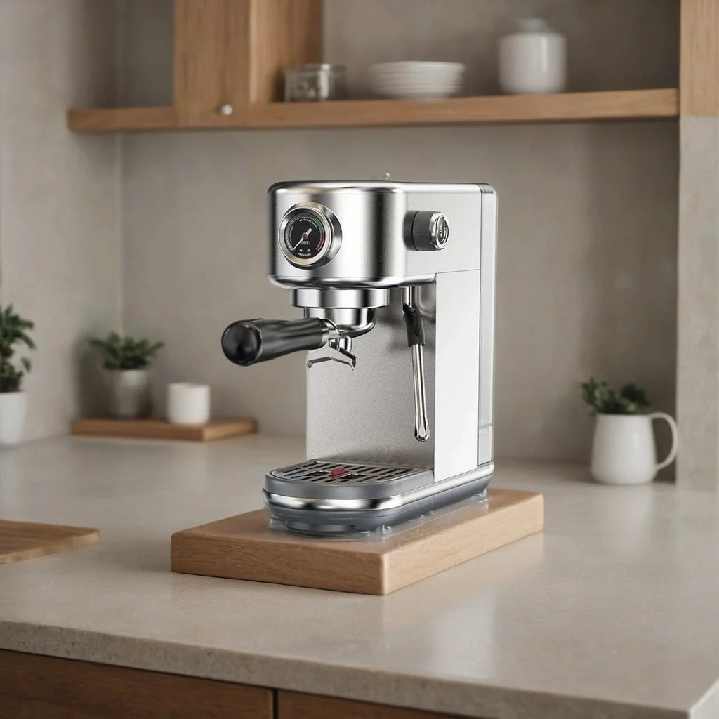 Espresso Machine 20-Bar Pump & Steam Wand